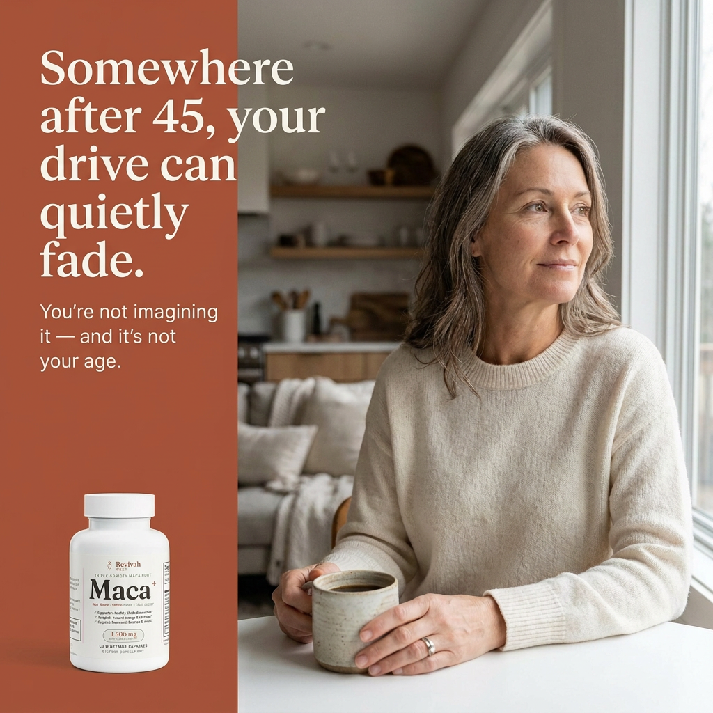 After 45, your drive can quietly fade — you are not imagining it